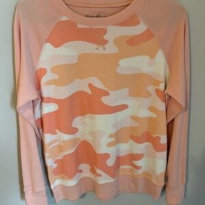 Pink crewneck Eddie Bauer sweater